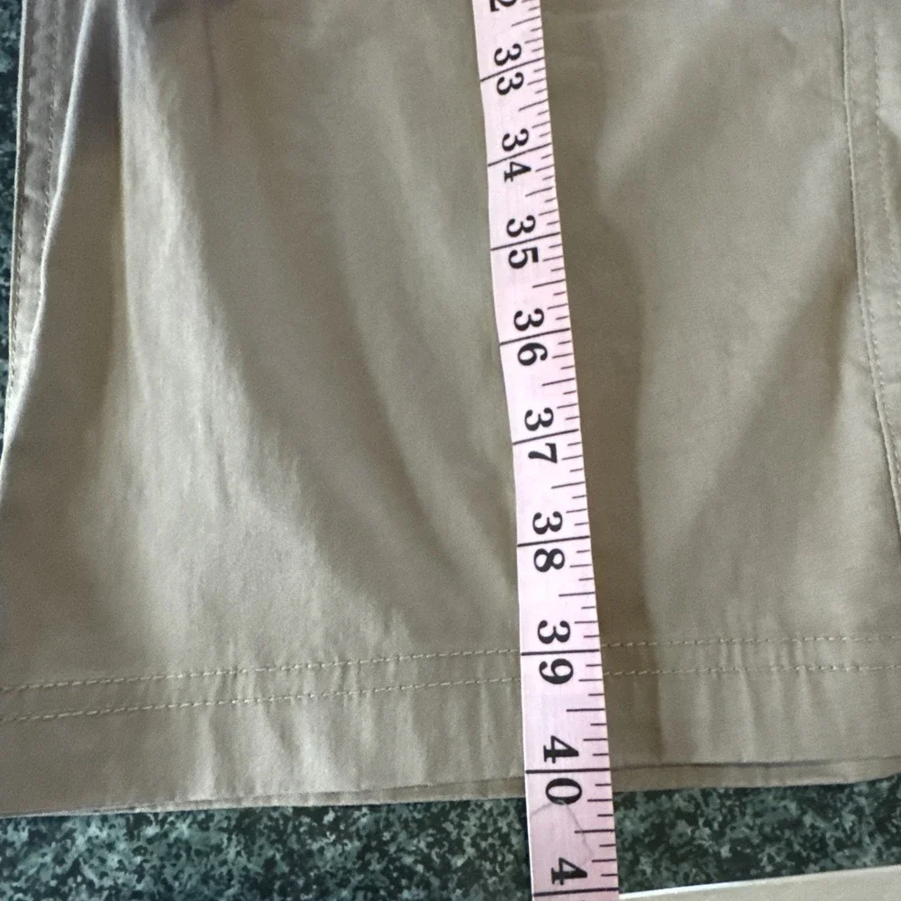 B.C. Clothing Co. Men's Tan Attached Belt Convertible Cargo‎ Pants Size 2XL/32
